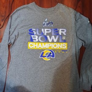 LA RAMS super bowl Champions long sleeve Nike XL